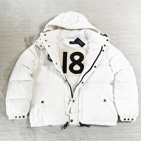 Polo Ralph Lauren ALPINE Mens Puffer Jacket WHITE 😳🔥🔥 - Picture 2 of 15